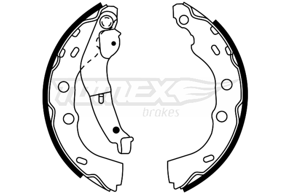 Sada brzdových čeľustí TOMEX Brakes